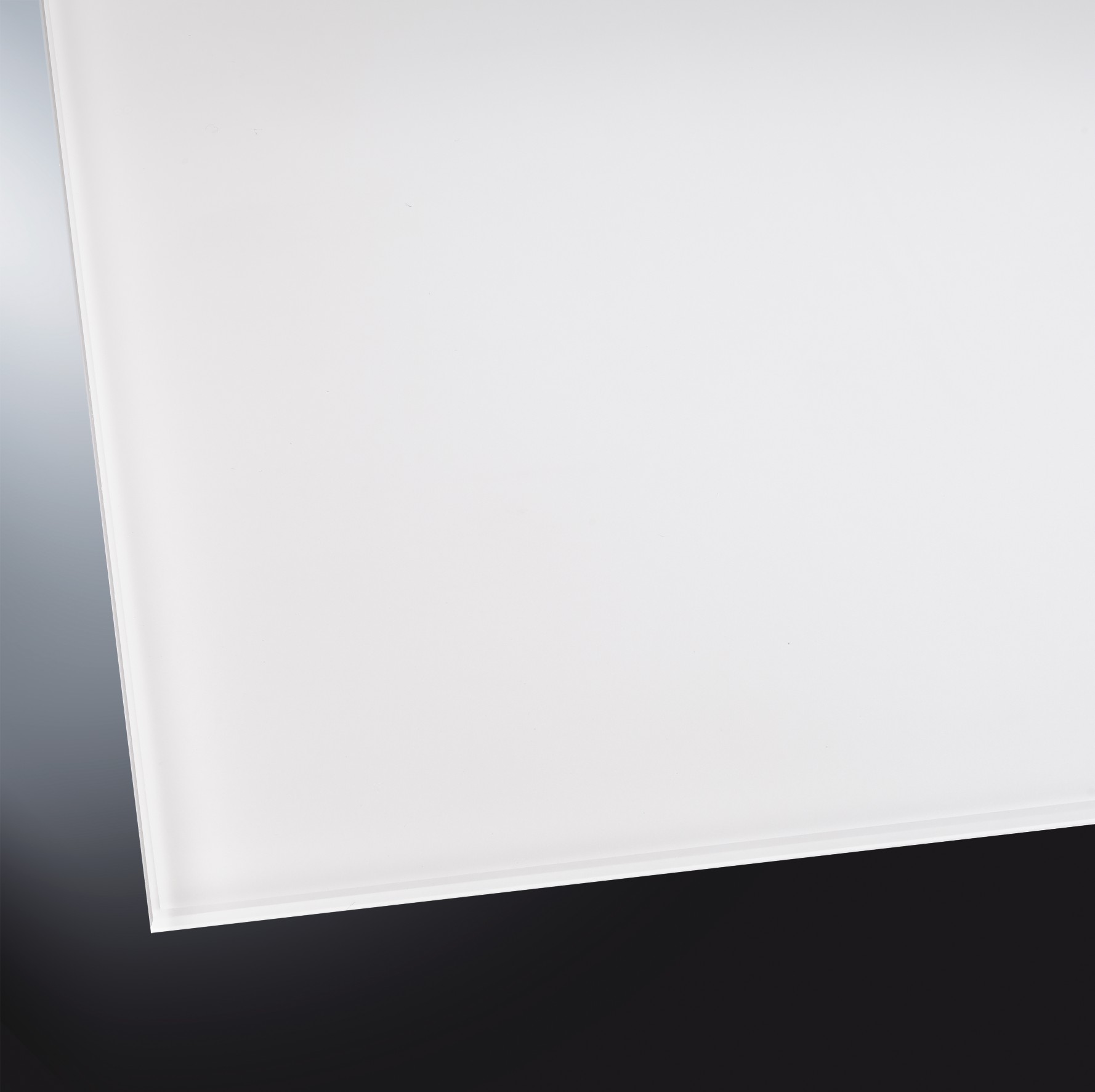 ESG lackiertes Glas matt | Pure White 9003