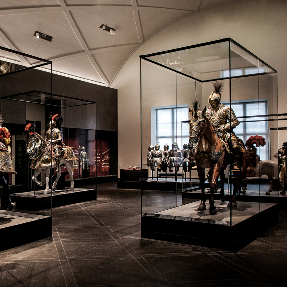 Entspiegeltes Museumsglas