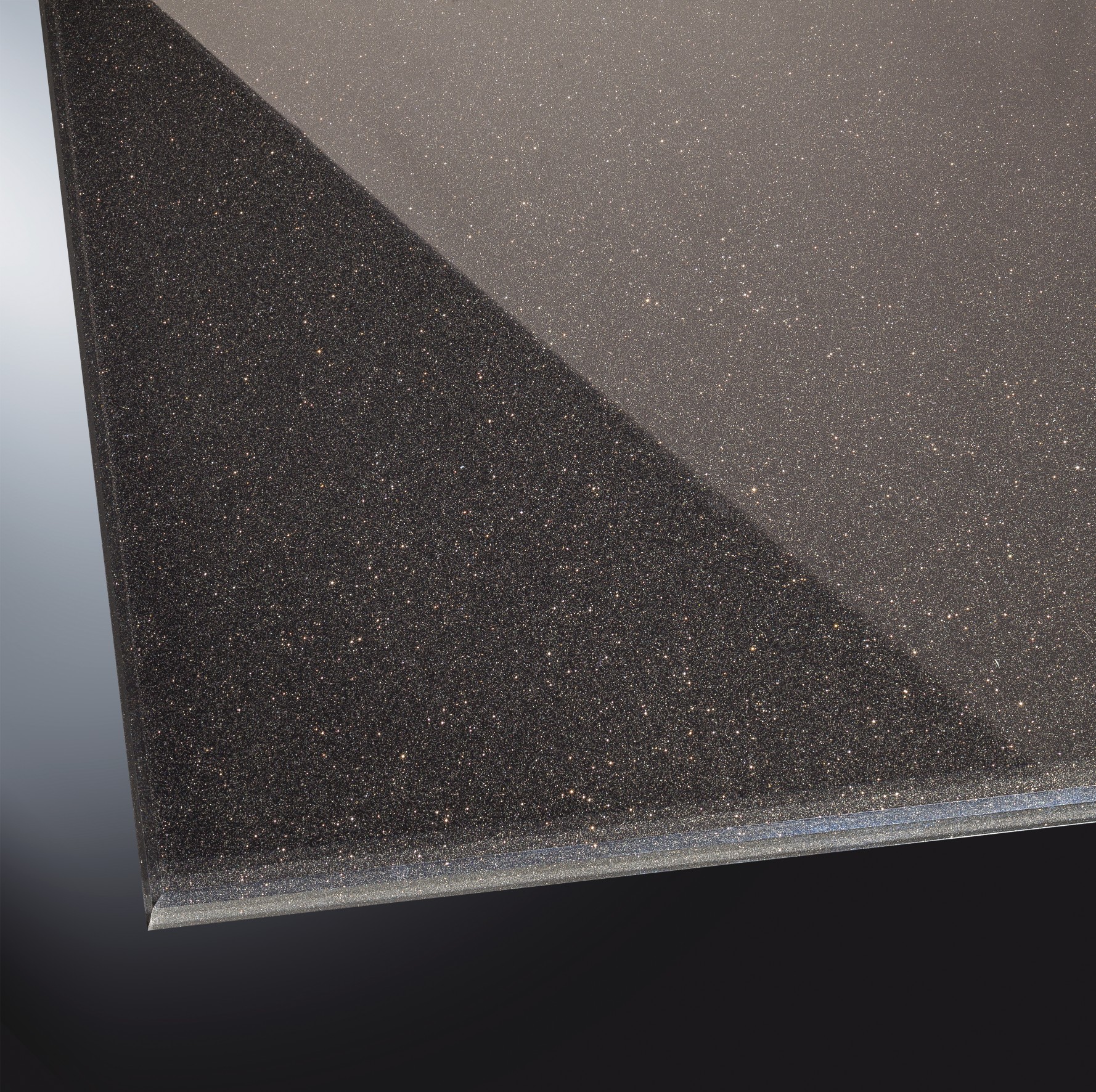 ESG lackiertes Glas glänzend | Starlight Black 0337