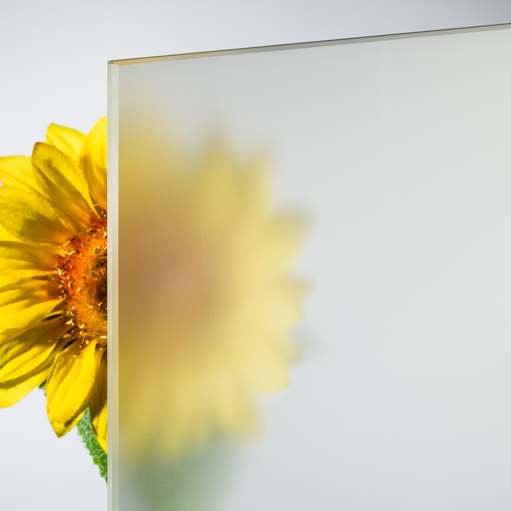 4 mm Milchglas Weißglas