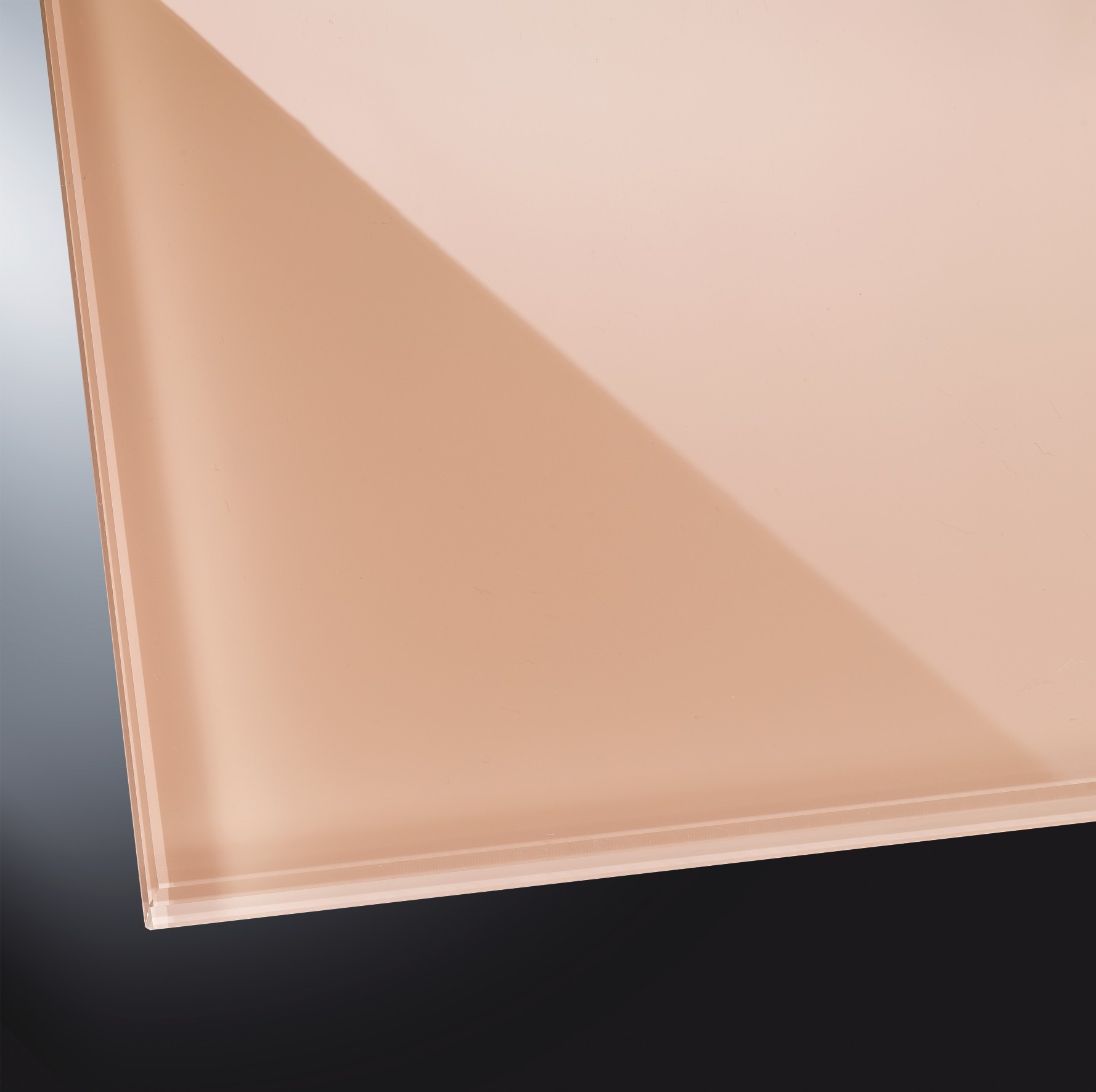 ESG lackiertes Glas glänzend | Light Beige 1015