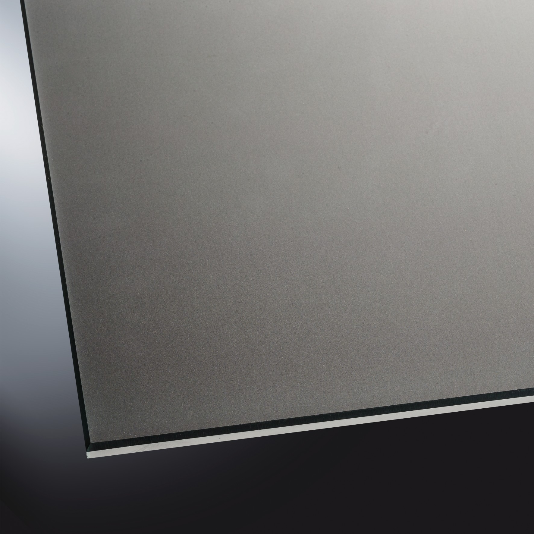 ESG lackiertes Glas matt | Deep Grey 7021